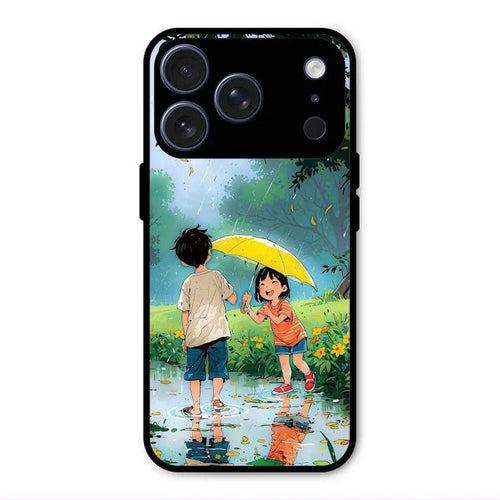 Raindrop Moments Glass Case Cover For iPhone 17 Pro Max