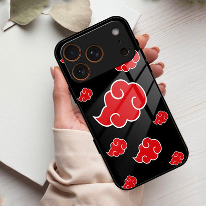 Red Cloud Mobile Glass Phone Case For iPhone 17 Pro Max