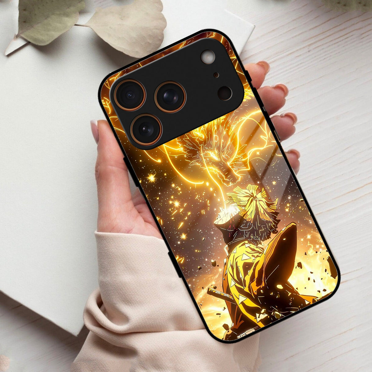 Thunder Boy Glass Case Cover For iPhone 17 Pro Max
