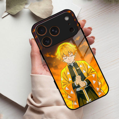 Zenitsu Glass Case Cover For iPhone 17 Pro Max